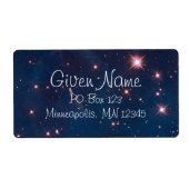 Carina Nebula Label (Voorkant)