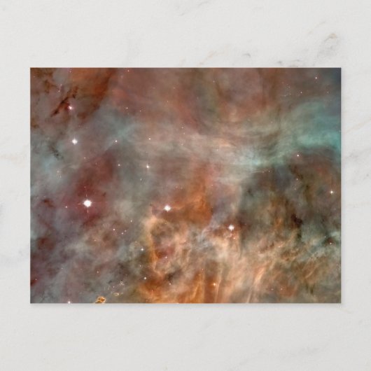 Carina Nebula Marble Kijk NASA Briefkaart (Voorkant)