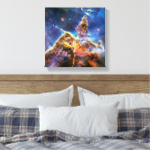 Carina Nebula Mystic Mountain Buitenspatie Canvas Afdruk (Insitu (Slaapkamer))