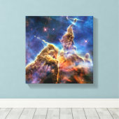 Carina Nebula Mystic Mountain Buitenspatie Canvas Afdruk (Insitu (Houten vloer))