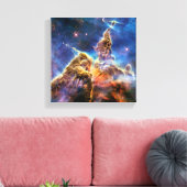 Carina Nebula Mystic Mountain Buitenspatie Canvas Afdruk (Insitu (Woonkamer))
