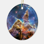 Carina Nebula Mystic Mountain Buitenspatie Keramisch Ornament (Links)
