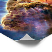 Carina Nebula Mystic Mountain Buitenspatie Poster (Hoek)