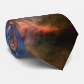 Carina Nebula Mystic Mountain Buitenspatie Stropdas (Opgerold)