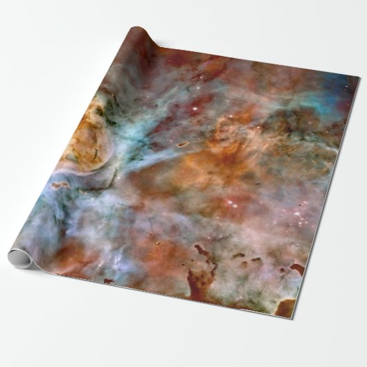 Carina Nebula NASA Hubble Telescope Space Foto Cadeaupapier (Uitgerold)