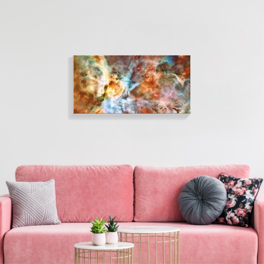 Carina Nebula NASA Hubble Telescope Space Foto Canvas Afdruk (Insitu (Woonkamer))