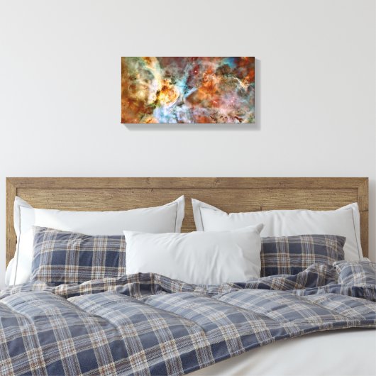 Carina Nebula NASA Hubble Telescope Space Foto Canvas Afdruk (Insitu (Slaapkamer))