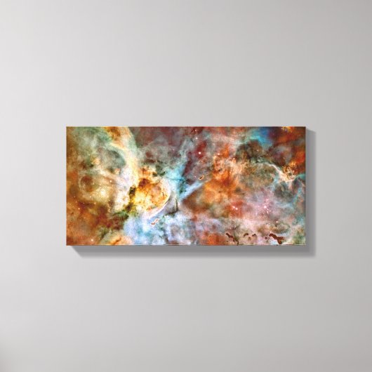 Carina Nebula NASA Hubble Telescope Space Foto Canvas Afdruk (Voorkant)