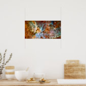 Carina Nebula NASA Hubble Telescope Space Foto Poster (Keuken)