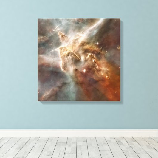 Carina Nebula NGC 3372 NASA Canvas Afdruk (Insitu (Houten vloer))