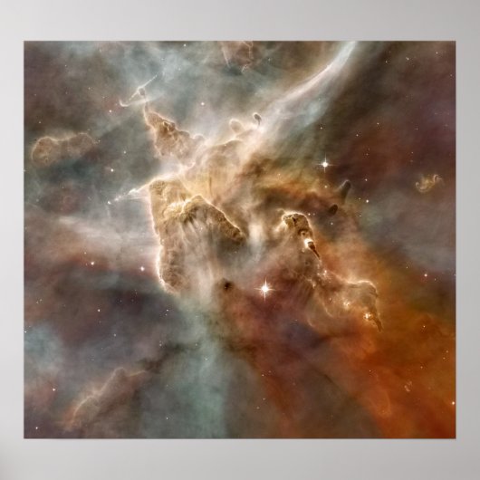 Carina Nebula NGC 3372 NASA Poster (Voorkant)
