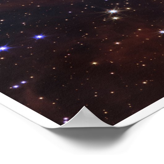 Carina Nebula (NIRCam-Afbeelding), volledige groot Poster (Hoek)