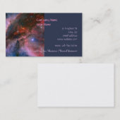 Carina Nebula - Ons adembenemend universum Visitekaartje (Voorkant / Achterkant)