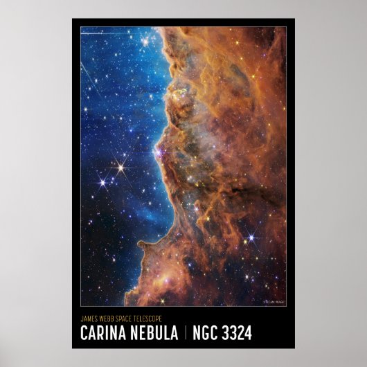 Carina Nebula Poster (Voorkant)