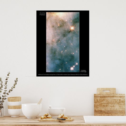 Carina Nebula Poster (Keuken)