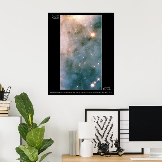 Carina Nebula Poster (Thuiskantoor)
