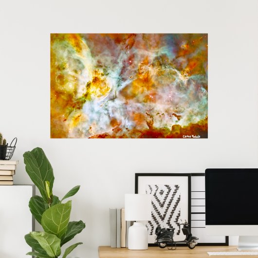 Carina Nebula Poster (Thuiskantoor)