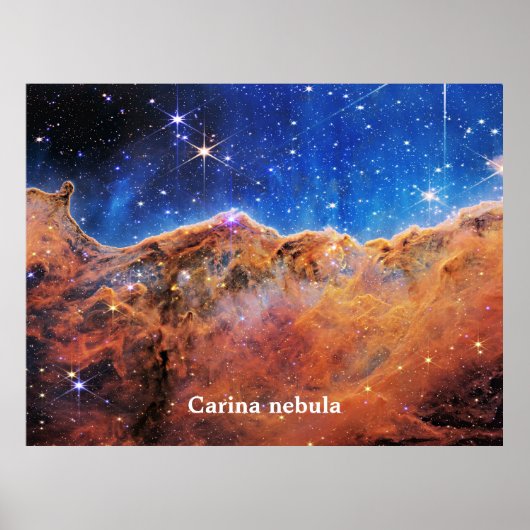 Carina nebula poster (Voorkant)