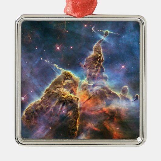 Carina Nebula Print Metalen Ornament (Voorkant)