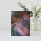 Carina Nebula rond de Wolf Rayet ster WR 22 Briefkaart (Staand voorkant)