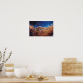 Carina Nebula Space Afbeelding Poster (Keuken)