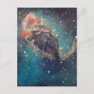 Carina Nebula Space Art Painting Briefkaart