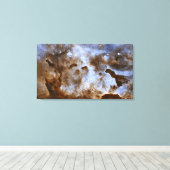 Carina Nebula Star-vormende pijlers Canvas Afdruk (Insitu (Houten vloer))