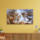 Carina Nebula Star-vormende pijlers Canvas Afdruk (Insitu (Woonkamer))