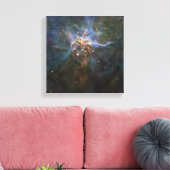 Carina Nebula Star-vormende pijlers Canvas Afdruk (Insitu (Woonkamer))