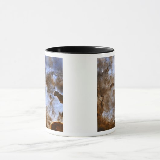 Carina Nebula Star-vormende pijlers Mok (Midden)