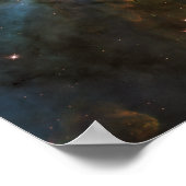 Carina Nebula Star-vormende pijlers Poster (Hoek)