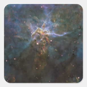 Carina Nebula Star-vormende pijlers Vierkante Sticker