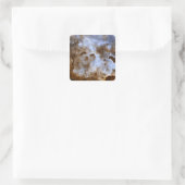Carina Nebula Star-vormende pijlers Vierkante Sticker (Tas)