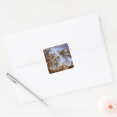 Carina Nebula Star-vormende pijlers Vierkante Sticker (Envelop)