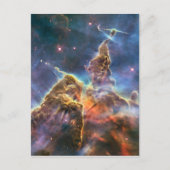 Carina Nebula van de Hubble Ruimtetelescoop Briefkaart (Voorkant)