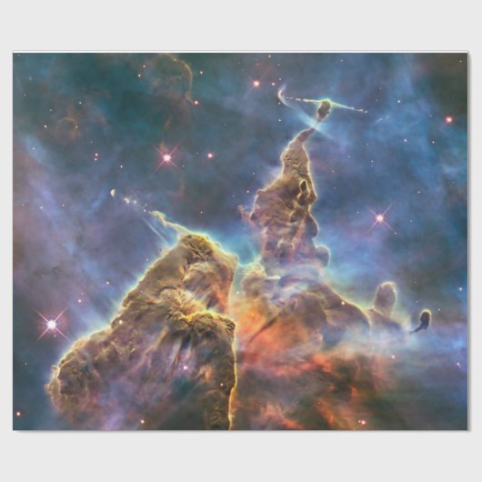 Carina Nebula van de Hubble Ruimtetelescoop Cadeaupapier (Vlak)