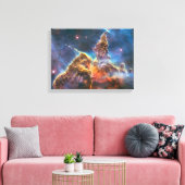 Carina Nebula van de Hubble ruimtetelescoop Canvas Afdruk (Insitu (Woonkamer))