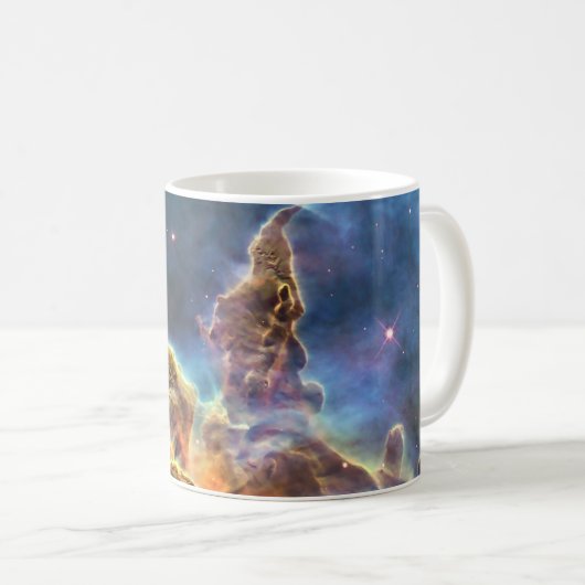 Carina Nebula van de Hubble Ruimtetelescoop Koffiemok (Voorkant rechts)
