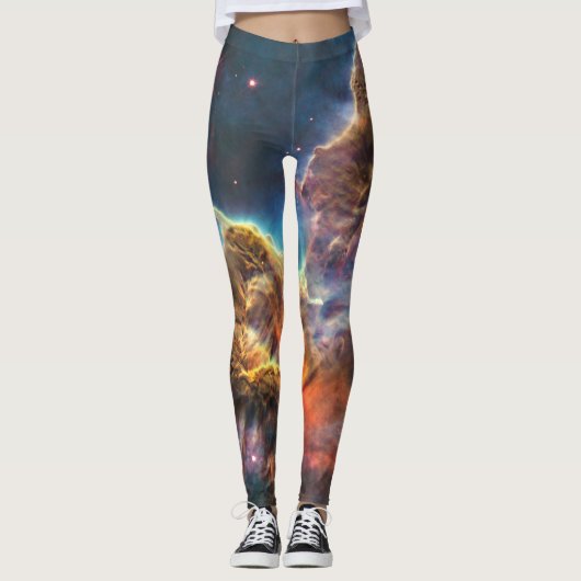 Carina Nebula van de Hubble ruimtetelescoop Leggings (Voorkant)