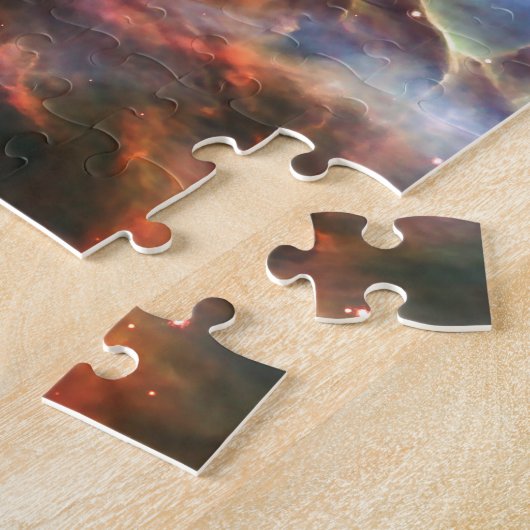 Carina Nebula van de Hubble Ruimtetelescoop Legpuzzel (Zijkant)