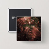 Carina Nebula Vierkante Button 5,1 Cm (Voorkant /achterkant)