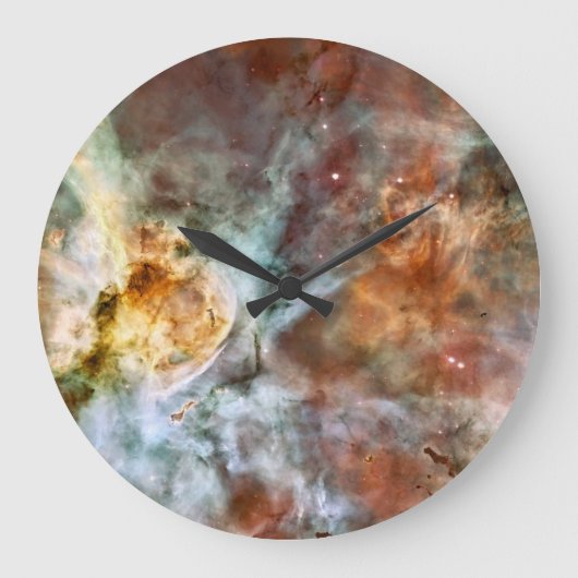 Carina Nebula Wall Clock Grote Klok (Voorkant)