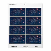 Carina-nevel Label (Full Sheet)