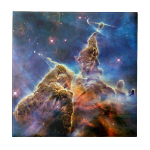 Carina-nevel Mystic Mountain-foto van de buitenrui Tegeltje
