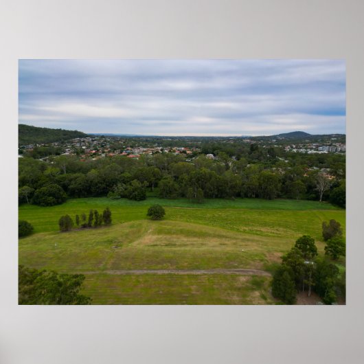 Carindale Recreation Reserve Luchtlandschappen Poster (Voorkant)
