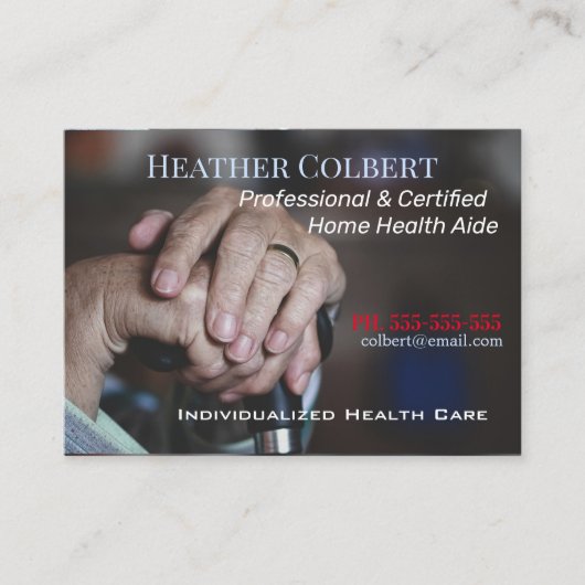 Caring4U Trusty Professional Visitekaartje (Voorkant)