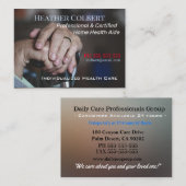 Caring4U Trusty Professional Visitekaartje (Voorkant / Achterkant)