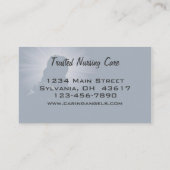 Caring Angels Verpleegzorg Visitekaartje (Achterkant)