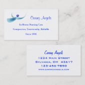 Caring Angels Verpleegzorg Visitekaartje (Voorkant / Achterkant)