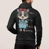 Caring Cat Nurse: Het is mijn ding Hoodie (Achterkant)